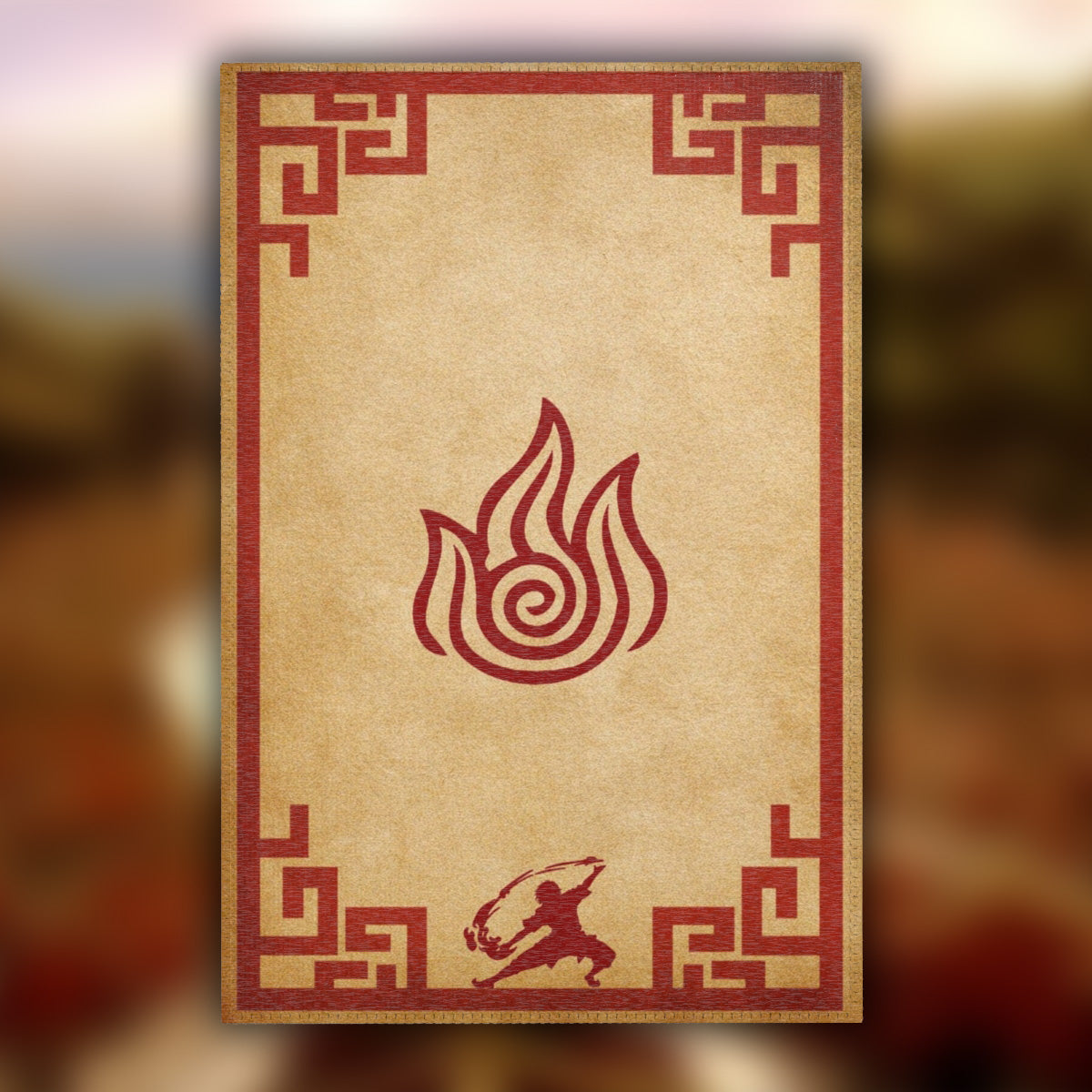 Fire Nation Rug